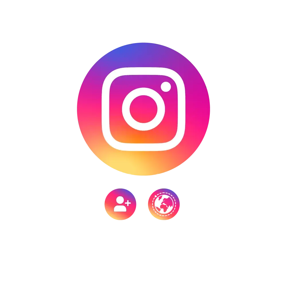 Echte internationale Instagram volgers